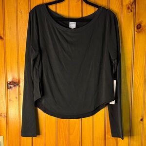 Elegant Black Long Sleeve Tee